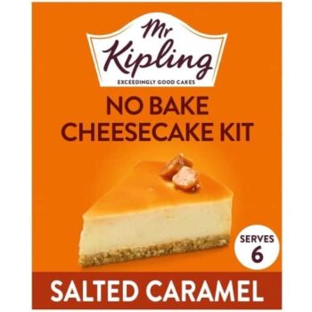 Mr Kipling Salted Caramel No Bake Cheesecake Dessert Kit (230g)