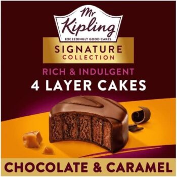 Mr Kipling Signature Collection Layer Cakes Chocolate & Caramel (4)