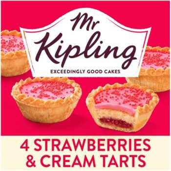 Mr Kipling Strawberries & Cream Cake Tarts (4)