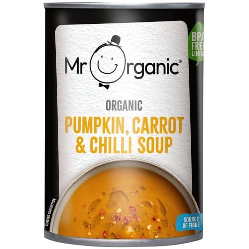 Mr Organic Pumpkin Carrot & Chilli Soup (400g)