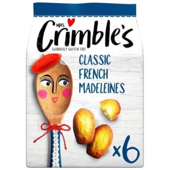 Mrs Crimble's Gluten Free Classic French Madeleines (6 x 180g)