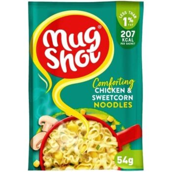 Mug Shot Comforting Chicken & Sweetcorn Noodles with Mushrooms Flavour (54g)