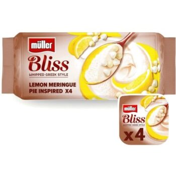 Muller Bliss Whipped Lemon Meringue Pie (4 x 100g)