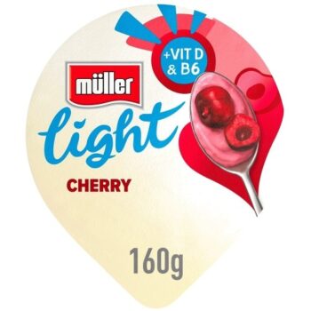 Muller Light Cherry Fat Free Yogurt (160g)