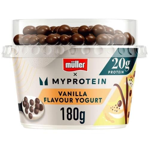 Muller MyProtein High Protein Vanilla Yogurt with Chocolate Balls (180g)