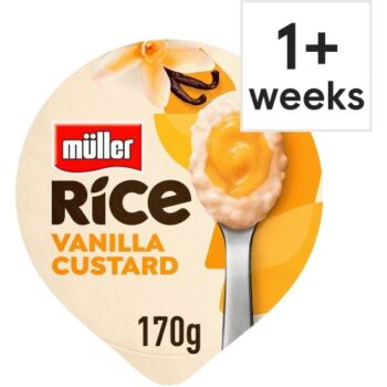 Muller Rice Vanilla Custard Low Fat Pudding Dessert (170g)
