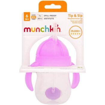 Munchkin Tip & Sip Straw Cup 6m+ & Cup 7Oz (207ml)