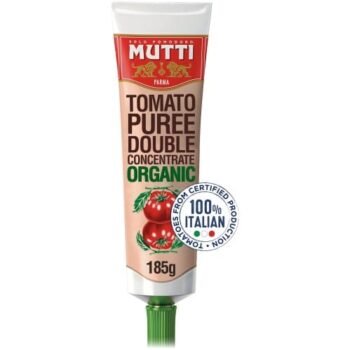 Mutti Organic Double Concentrate Tomato Puree (185g)