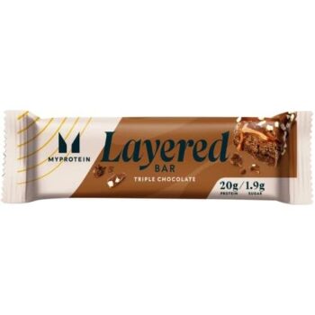 Myprotein Layered Protein Bar Triple Chocolate Fudge Flavour (12 x 60g)