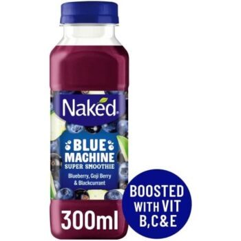 Naked Blue Machine Super Smoothie 100% Juice Blueberry (300ml)