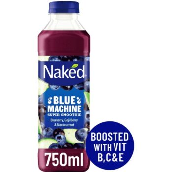 Naked Blue Machine Super Smoothie Apple Blueberry & Goji Berry (750ml)