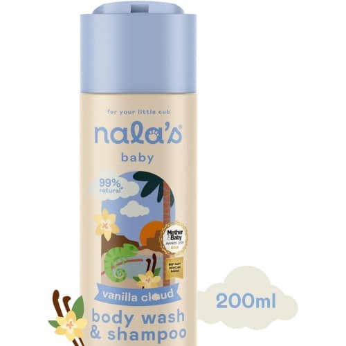 Nala's Baby Body Wash & Shampoo Vanilla Cloud (200ml)
