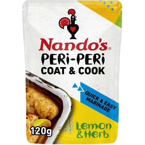 Nando's Coat 'n Cook Lemon & Herb Peri Peri Marinade (120g)