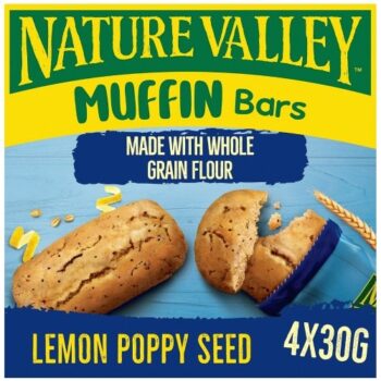 Nature Valley Muffin Bars Lemon Poppy Seed (4 x 30g)