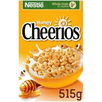 Nestle Cheerios Honey Cereal Family Pack (515g)