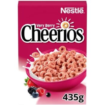 Nestle Cheerios Very Berry Multigrain Breakfast Cereal (435g)