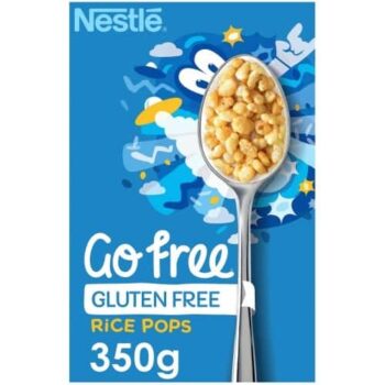 Nestle GoFree Rice Pops Gluten Free Cereal (350g)