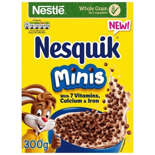 Nestle Nesquik Chocolate Minis Cereal (300g)
