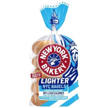 New York Bakery Lighter Sliced Bagels (5)