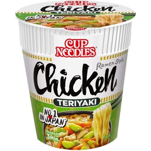 Nissin Cup Noodles Teriyaki Chicken Instant Ramen Style Pot (70g)