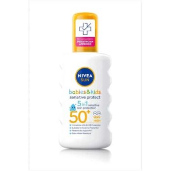 Nivea Sun Kids Sensitive Protect & Care SPF 50+ Spray (200ml)