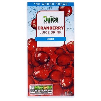 No Added Sugar Cranberry Juice Drink