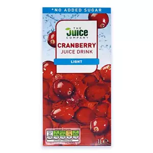 No Added Sugar Cranberry Juice Drink