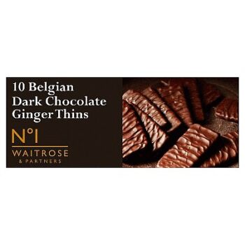 No.1 Dark Chocolate & Ginger Thins (100g)