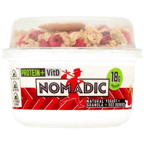 Nomadic Protein+ Granola Natural Yogurt & Red Berries