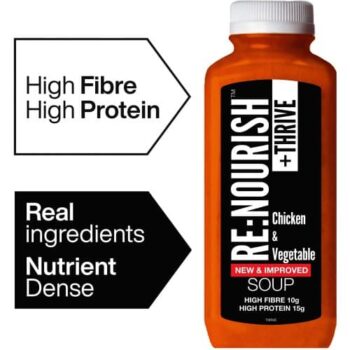 Nourish & Thrive Chicken & Vegetable Soup (500g)