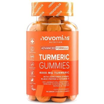 Novomins Turmeric Lemon Flavoured Gummies (60)