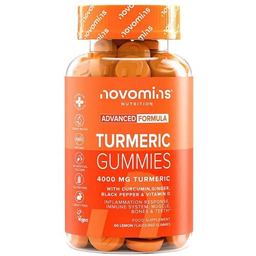 Novomins Turmeric Lemon Flavoured Gummies (60)