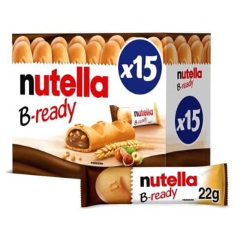 Nutella B-Ready Chocolate Wafers (15 x 22g)