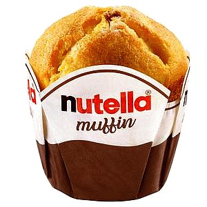 Nutella Chocolate & Hazelnut spread filled Muffin (2 x 86g)