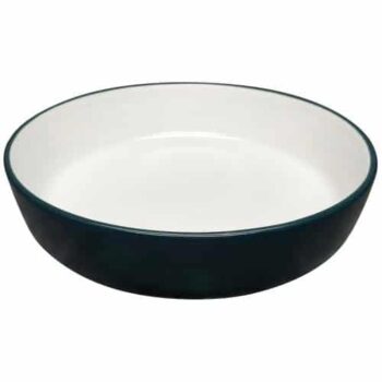 Nutmeg Home Turquoise Two Tone Pasta Bowl