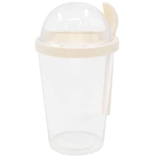 Nutmeg Home Yogurt Pot With Spoon Cream