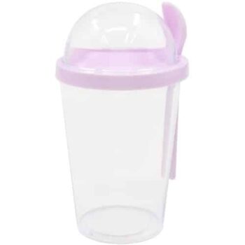 Nutmeg Home Yogurt Pot With Spoon Lilac