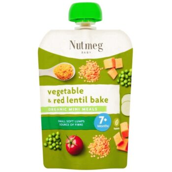 Nutmeg Vegetable & Red Lentil Bake Baby Food 7M+