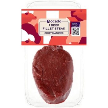 Ocado 1 Beef Fillet Steak Typically: