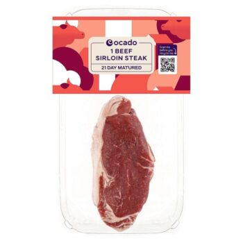 Ocado 1 Beef Sirloin Steak (225g)