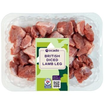 Ocado British Diced Lamb Leg (300g)