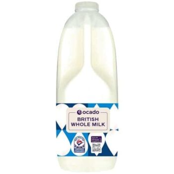 Ocado British Whole Milk (4pts, 2.272l)
