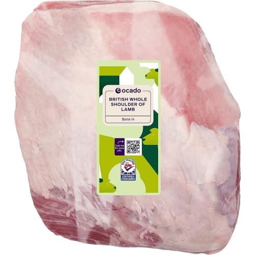 Ocado British Whole Shoulder of Lamb Typically: