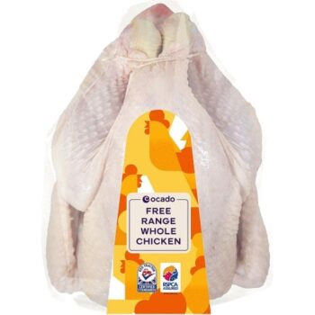 Ocado Free Range Whole Chicken Typically: