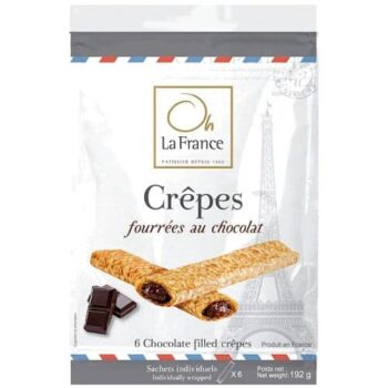 Oh La France Chocolate Filled Crepes (6Pack)