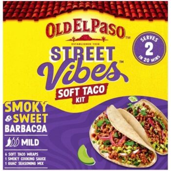 Old El Paso Street Vibes Barbacoa Soft Taco Kit (255g)
