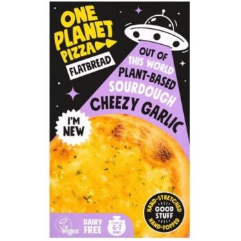 One Planet Pizza Sourdough Cheezy Garlic Flatbread (190g)