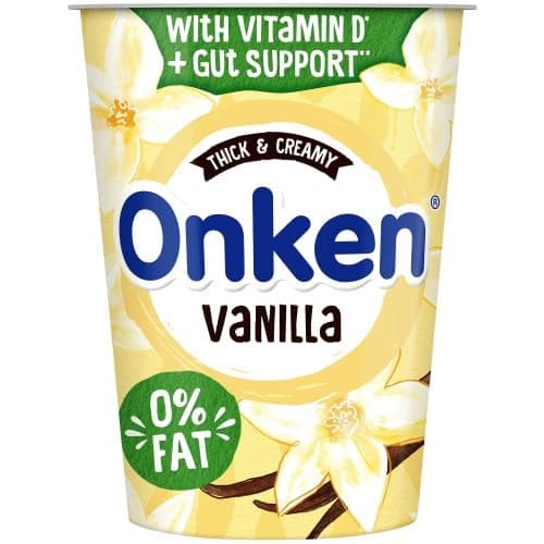 Onken Biopot Fat Free Vanilla Yogurt (450g)
