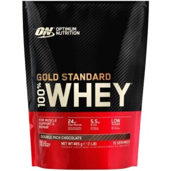 Optimum Nutrition Gold Standard 100% Whey Double Rich Chocolate Protein Powder (465g)