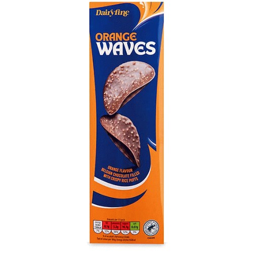 Orange Flavour Belgian Chocolate Waves